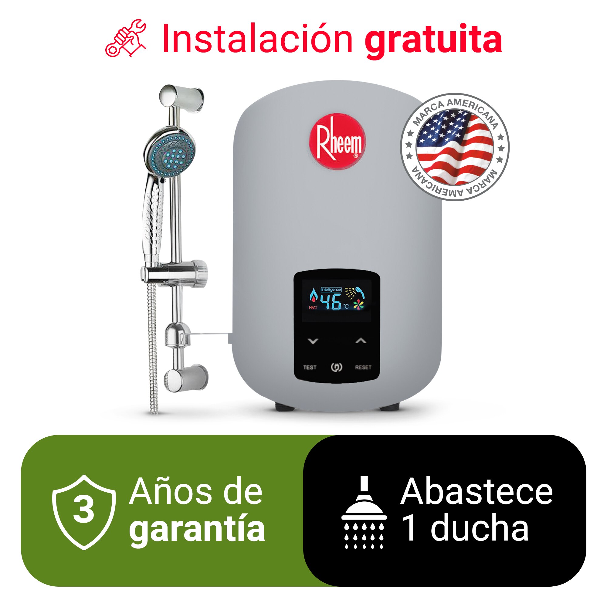 RAPIDUCHA ELEGANT DIGITAL 5,5 KW RHEEM