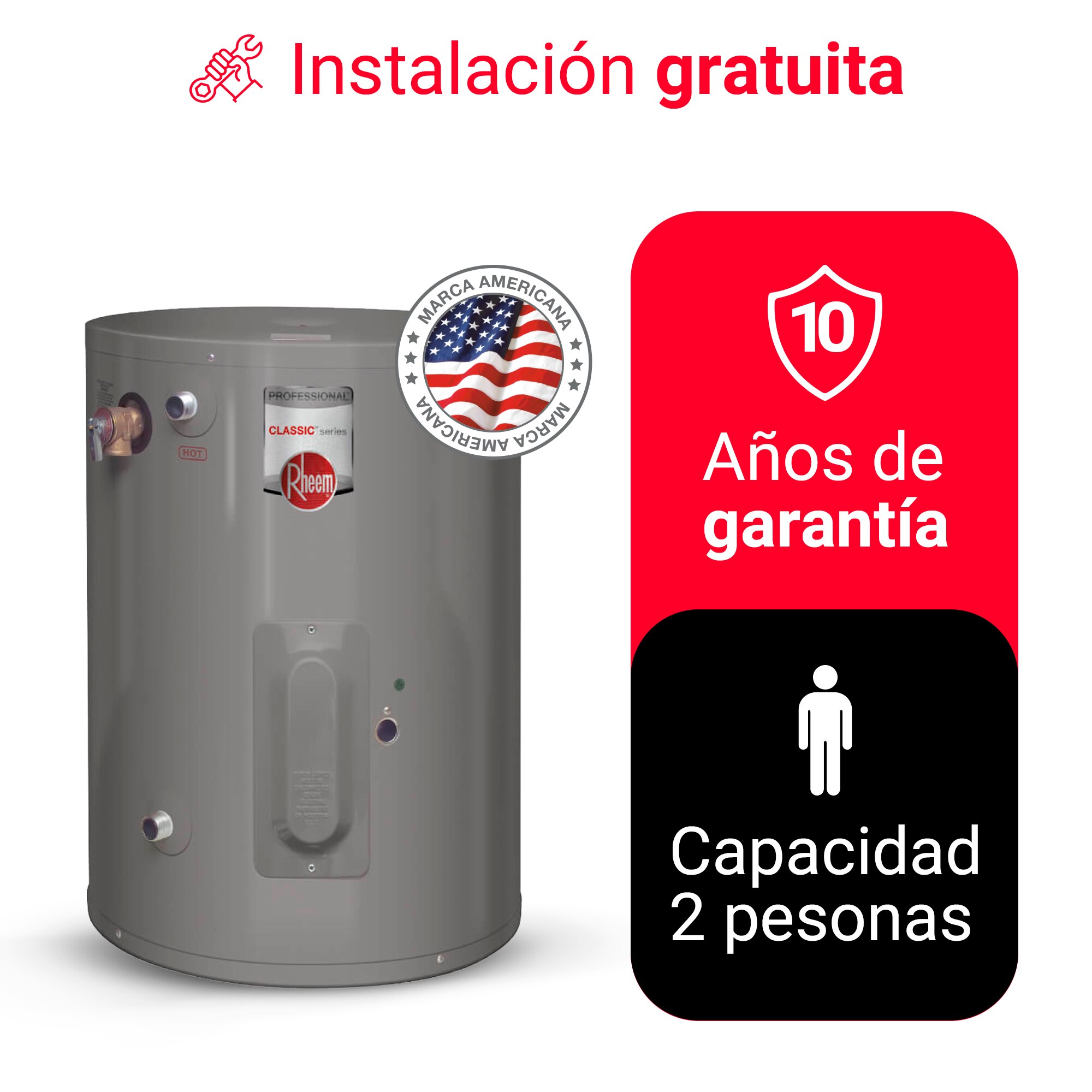 TERMA ELECTRICA 57 L RHEEM 220/1.68KW(0050010009)