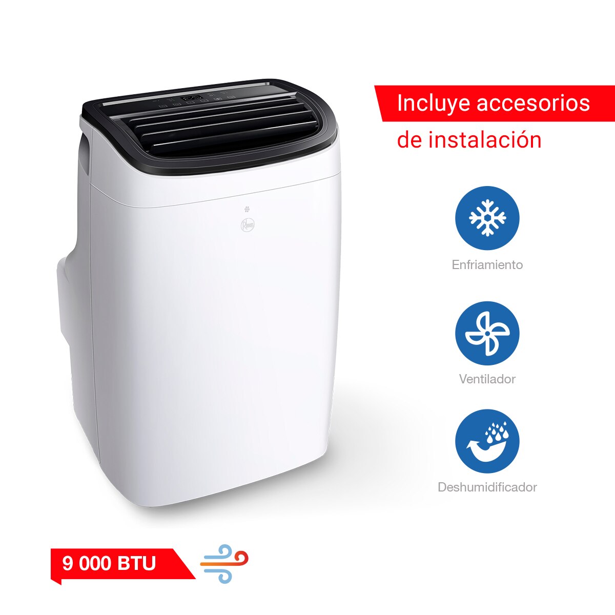 AC PORTATIL RHEEM PORTATIL 9K BTU (Solo Frio)